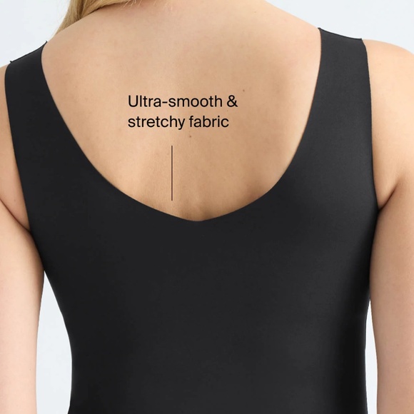 KNIX - Luxe Lift Smoothing Shapewear Tank Top - Dark Smoke Grey - XXL - Picture 8 of 9